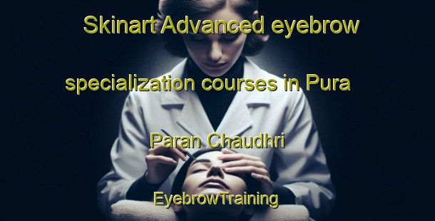 Skinart Advanced eyebrow specialization courses in Pura Paran Chaudhri | EyebrowTraining | EyebrowClasses | SkinartTraining-India