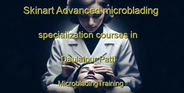 Skinart Advanced microblading specialization courses in Daulatpur Patti | #MicrobladingTraining #MicrobladingClasses #SkinartTraining-India