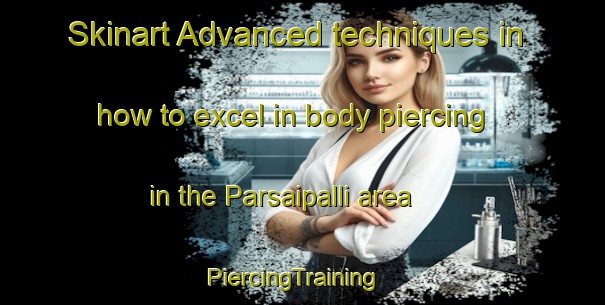 Skinart Advanced techniques in how to excel in body piercing in the Parsaipalli area | PiercingTraining | PiercingClasses | SkinartTraining-India