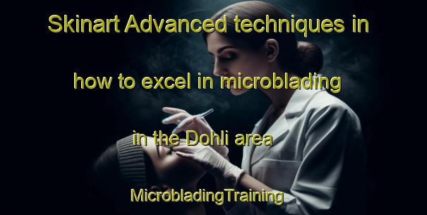 Skinart Advanced techniques in how to excel in microblading in the Dohli area | MicrobladingTraining | MicrobladingClasses | SkinartTraining-India