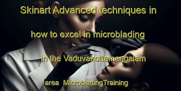 Skinart Advanced techniques in how to excel in microblading in the Vaduvakottamangalam area | MicrobladingTraining | MicrobladingClasses | SkinartTraining-India