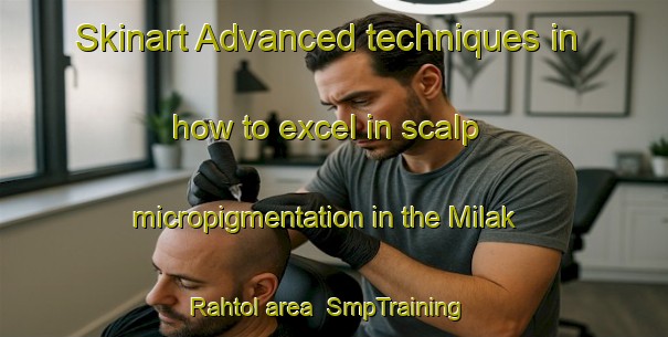 Skinart Advanced techniques in how to excel in scalp micropigmentation in the Milak Rahtol area | SmpTraining | SmpClasses | SkinartTraining-India