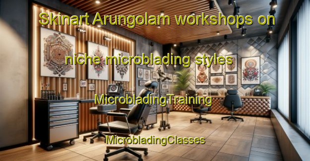 Skinart Arungolam workshops on niche microblading styles | #MicrobladingTraining #MicrobladingClasses #SkinartTraining-India