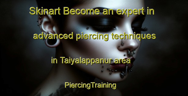 Skinart Become an expert in advanced piercing techniques in Taiyalappanur area | PiercingTraining | PiercingClasses | SkinartTraining-India