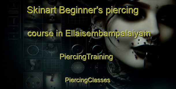 Skinart Beginner's piercing course in Ellaisembampalaiyam | #PiercingTraining #PiercingClasses #SkinartTraining-India