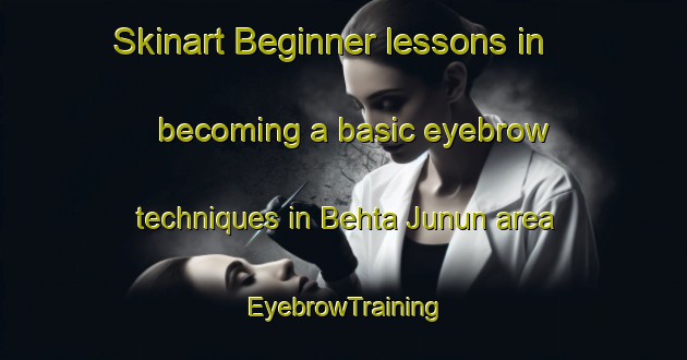 Skinart Beginner lessons in becoming a basic eyebrow techniques in Behta Junun area | EyebrowTraining | EyebrowClasses | SkinartTraining-India