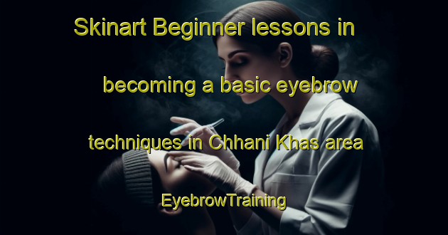 Skinart Beginner lessons in becoming a basic eyebrow techniques in Chhani Khas area | EyebrowTraining | EyebrowClasses | SkinartTraining-India