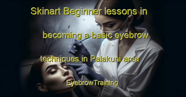 Skinart Beginner lessons in becoming a basic eyebrow techniques in Palakuni area | EyebrowTraining | EyebrowClasses | SkinartTraining-India