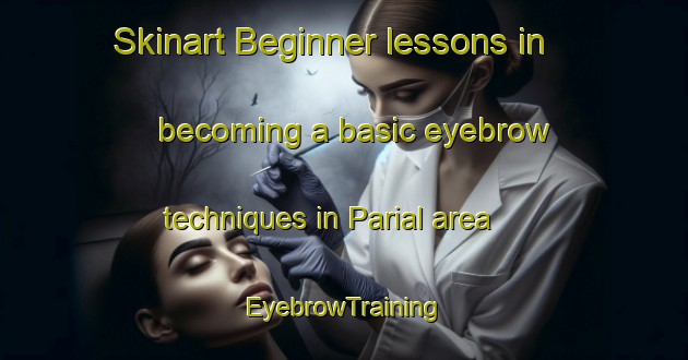 Skinart Beginner lessons in becoming a basic eyebrow techniques in Parial area | EyebrowTraining | EyebrowClasses | SkinartTraining-India
