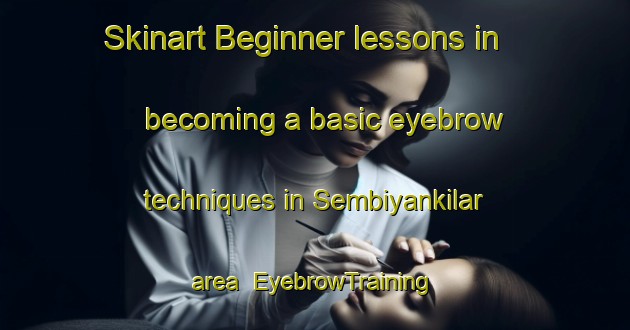 Skinart Beginner lessons in becoming a basic eyebrow techniques in Sembiyankilar area | EyebrowTraining | EyebrowClasses | SkinartTraining-India