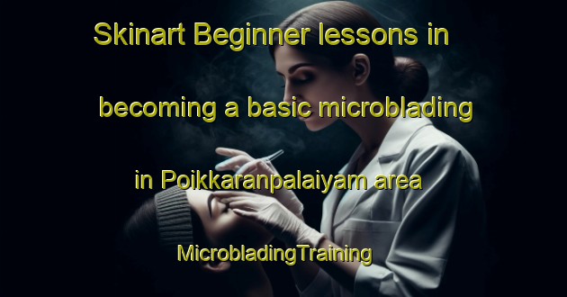 Skinart Beginner lessons in becoming a basic microblading in Poikkaranpalaiyam area | MicrobladingTraining | MicrobladingClasses | SkinartTraining-India
