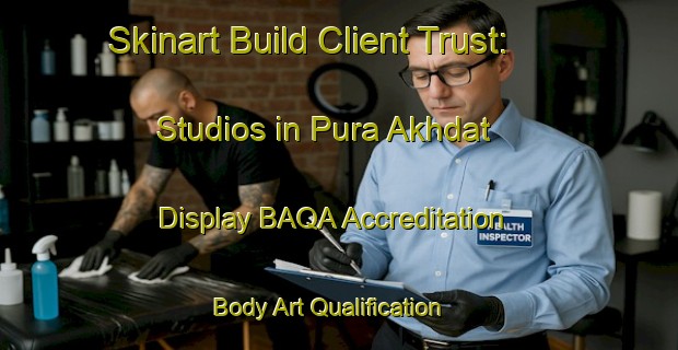 Skinart Build Client Trust: Studios in Pura Akhdat - Display BAQA Accreditation | Body Art Qualification Authority | BAQA-India