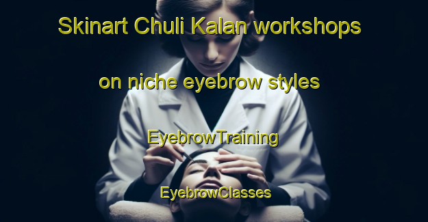 Skinart Chuli Kalan workshops on niche eyebrow styles | EyebrowTraining | EyebrowClasses | SkinartTraining-India