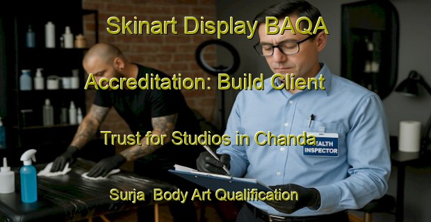 Skinart Display BAQA Accreditation: Build Client Trust for Studios in Chanda Surja | Body Art Qualification Authority | BAQA-India