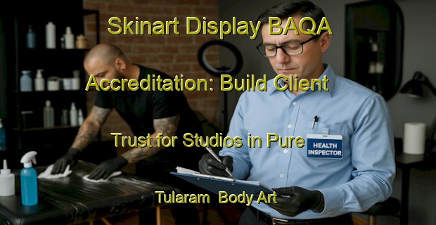Skinart Display BAQA Accreditation: Build Client Trust for Studios in Pure Tularam | Body Art Qualification Authority | BAQA-India
