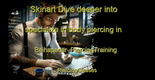 Skinart Dive deeper into specialize in body piercing in Baihapadar | #PiercingTraining #PiercingClasses #SkinartTraining-India