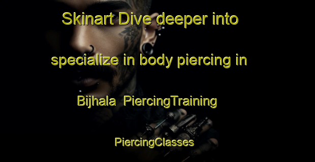 Skinart Dive deeper into specialize in body piercing in Bijhala | PiercingTraining | PiercingClasses | SkinartTraining-India
