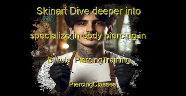 Skinart Dive deeper into specialize in body piercing in Bitkula | #PiercingTraining #PiercingClasses #SkinartTraining-India