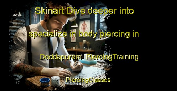 Skinart Dive deeper into specialize in body piercing in Doddapuram | #PiercingTraining #PiercingClasses #SkinartTraining-India