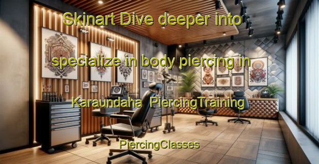 Skinart Dive deeper into specialize in body piercing in Karaundaha | #PiercingTraining #PiercingClasses #SkinartTraining-India