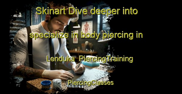 Skinart Dive deeper into specialize in body piercing in Lenduka | #PiercingTraining #PiercingClasses #SkinartTraining-India