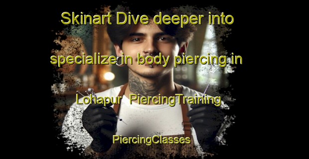 Skinart Dive deeper into specialize in body piercing in Lohapur | PiercingTraining | PiercingClasses | SkinartTraining-India