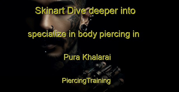 Skinart Dive deeper into specialize in body piercing in Pura Khalarai | PiercingTraining | PiercingClasses | SkinartTraining-India