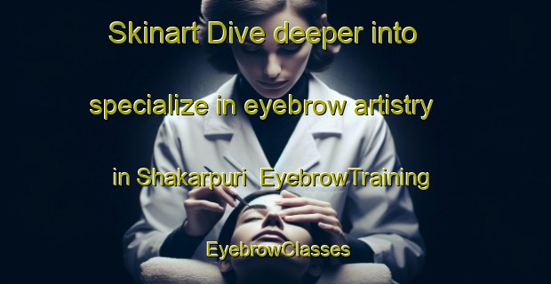 Skinart Dive deeper into specialize in eyebrow artistry in Shakarpuri | EyebrowTraining | EyebrowClasses | SkinartTraining-India