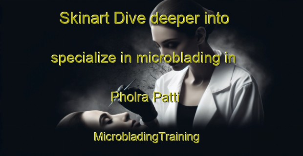 Skinart Dive deeper into specialize in microblading in Pholra Patti | MicrobladingTraining | MicrobladingClasses | SkinartTraining-India