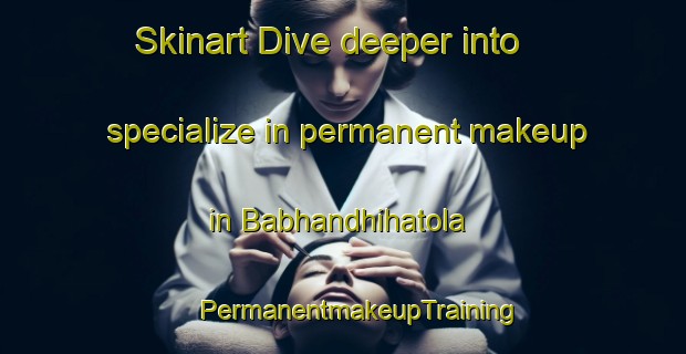 Skinart Dive deeper into specialize in permanent makeup in Babhandhihatola | #PermanentmakeupTraining #PermanentmakeupClasses #SkinartTraining-India