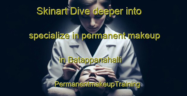 Skinart Dive deeper into specialize in permanent makeup in Batappanahalli | #PermanentmakeupTraining #PermanentmakeupClasses #SkinartTraining-India