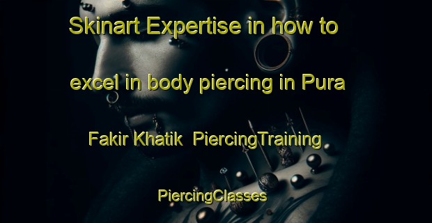 Skinart Expertise in how to excel in body piercing in Pura Fakir Khatik | PiercingTraining | PiercingClasses | SkinartTraining-India
