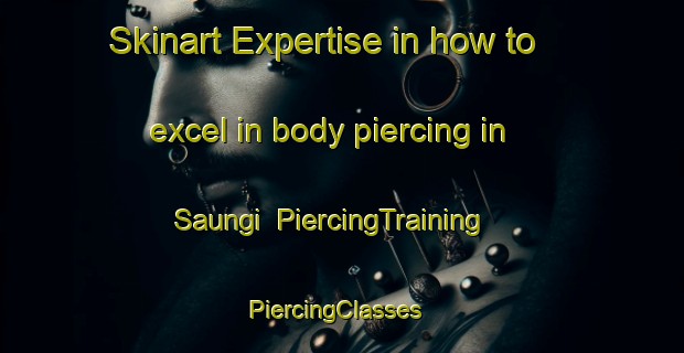 Skinart Expertise in how to excel in body piercing in Saungi | PiercingTraining | PiercingClasses | SkinartTraining-India