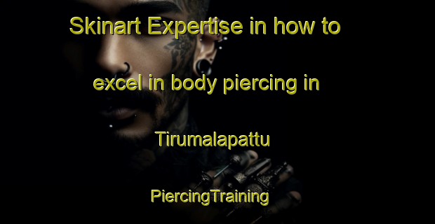 Skinart Expertise in how to excel in body piercing in Tirumalapattu | PiercingTraining | PiercingClasses | SkinartTraining-India