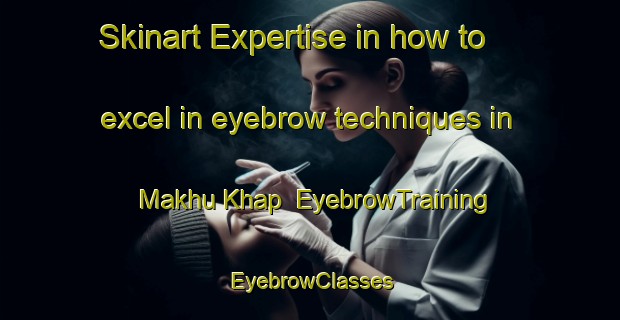 Skinart Expertise in how to excel in eyebrow techniques in Makhu Khap | EyebrowTraining | EyebrowClasses | SkinartTraining-India