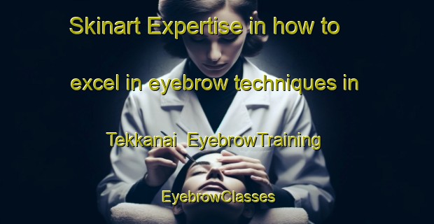Skinart Expertise in how to excel in eyebrow techniques in Tekkanai | EyebrowTraining | EyebrowClasses | SkinartTraining-India
