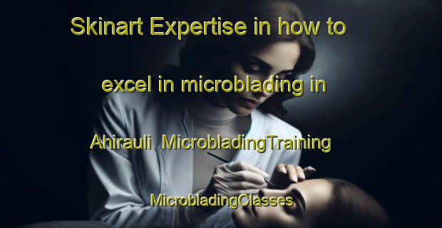 Skinart Expertise in how to excel in microblading in Ahirauli | #MicrobladingTraining #MicrobladingClasses #SkinartTraining-India