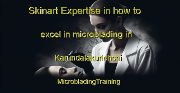 Skinart Expertise in how to excel in microblading in Karundalakurichchi | #MicrobladingTraining #MicrobladingClasses #SkinartTraining-India