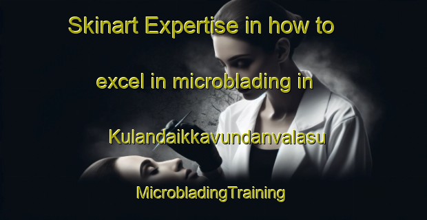 Skinart Expertise in how to excel in microblading in Kulandaikkavundanvalasu | #MicrobladingTraining #MicrobladingClasses #SkinartTraining-India