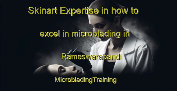 Skinart Expertise in how to excel in microblading in Rameswarabandi | MicrobladingTraining | MicrobladingClasses | SkinartTraining-India