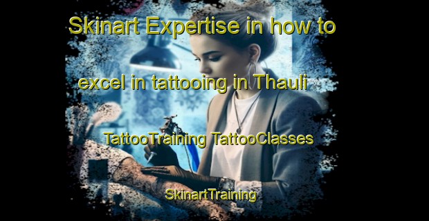 Skinart Expertise in how to excel in tattooing in Thauli | #TattooTraining #TattooClasses #SkinartTraining-India