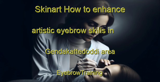Skinart How to enhance artistic eyebrow skills in Gendakattedoddi area | EyebrowTraining | EyebrowClasses | SkinartTraining-India