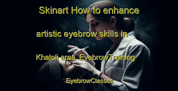 Skinart How to enhance artistic eyebrow skills in Khatoli area | EyebrowTraining | EyebrowClasses | SkinartTraining-India
