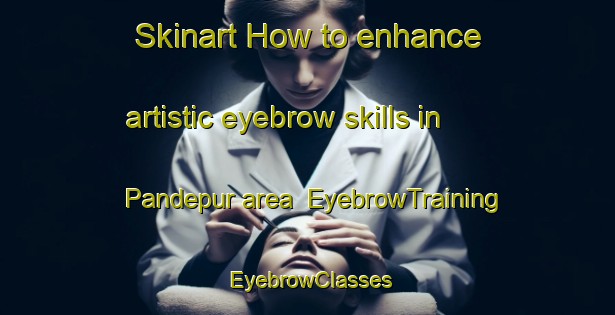 Skinart How to enhance artistic eyebrow skills in Pandepur area | EyebrowTraining | EyebrowClasses | SkinartTraining-India