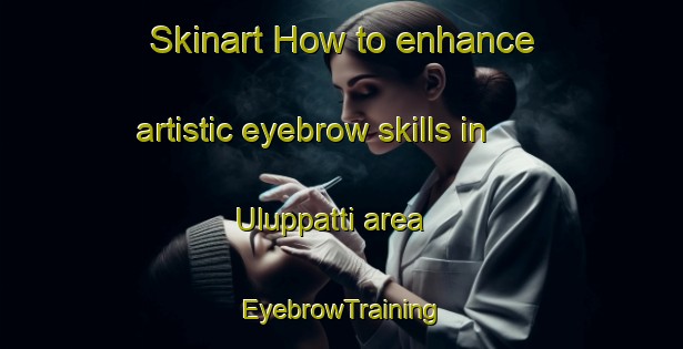 Skinart How to enhance artistic eyebrow skills in Uluppatti area | EyebrowTraining | EyebrowClasses | SkinartTraining-India