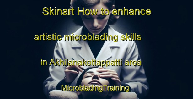 Skinart How to enhance artistic microblading skills in Akhilanakottappatti area | #MicrobladingTraining #MicrobladingClasses #SkinartTraining-India