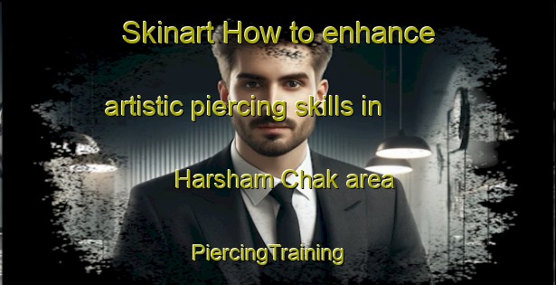 Skinart How to enhance artistic piercing skills in Harsham Chak area | PiercingTraining | PiercingClasses | SkinartTraining-India