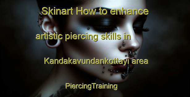 Skinart How to enhance artistic piercing skills in Kandakavundankottayi area | PiercingTraining | PiercingClasses | SkinartTraining-India