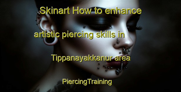 Skinart How to enhance artistic piercing skills in Tippanayakkanur area | PiercingTraining | PiercingClasses | SkinartTraining-India