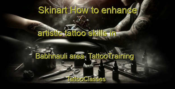 Skinart How to enhance artistic tattoo skills in Babhnauli area | TattooTraining | TattooClasses | SkinartTraining-India